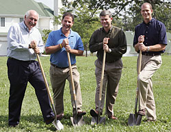 Cobblestone Courts Ground Breaking