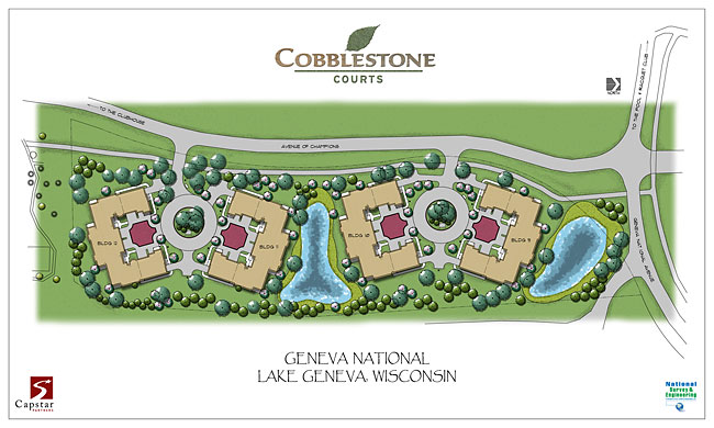 Cobblestone Courts Site Plan